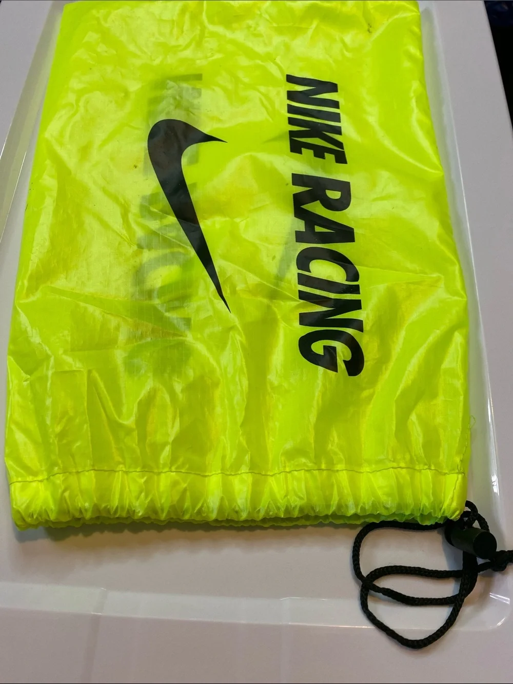 Nike Zoom Rivals With 7 Spikes Mens 10 .5 White And Black Track Shoes.